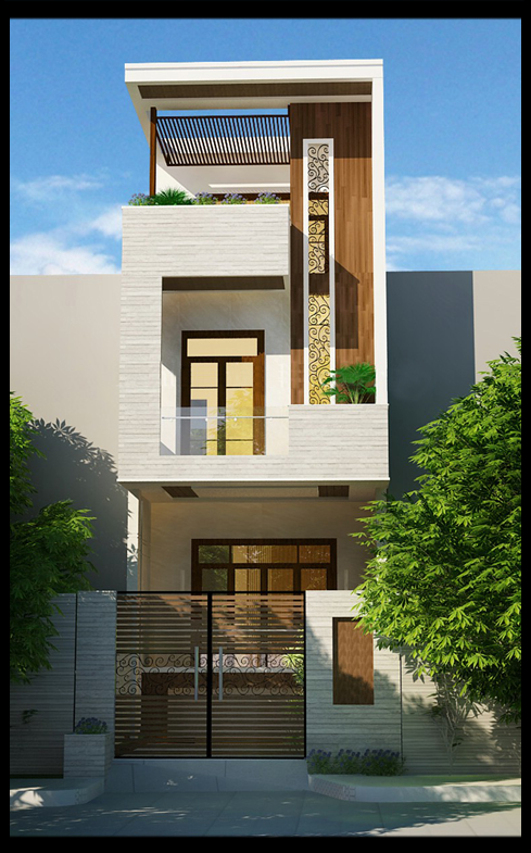 Mẫu nhà phố cực đẹp