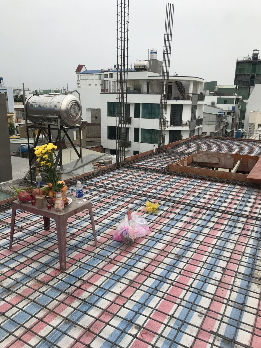 Hình Ảnh thi công công trình nhà phố tại Quận Bình Tân