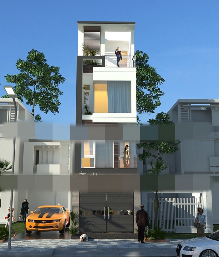 mẫu nhà 3 tầng chi phí xây rẻ 5