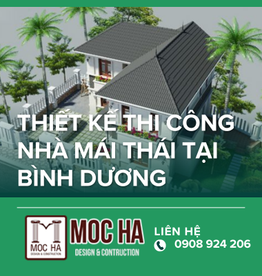 Thiết kế thi công nhà mái thái tại Bình Dương