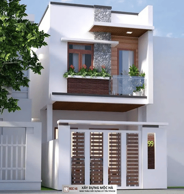 Thiết kế thi công nhà phố hiện đại